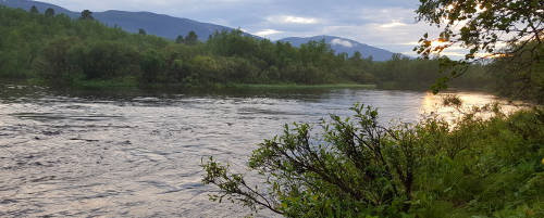 River Vuolajohka, upper side